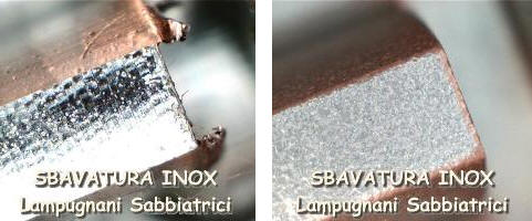 Pallinatura inox - Sbavatura sabbiatrice
